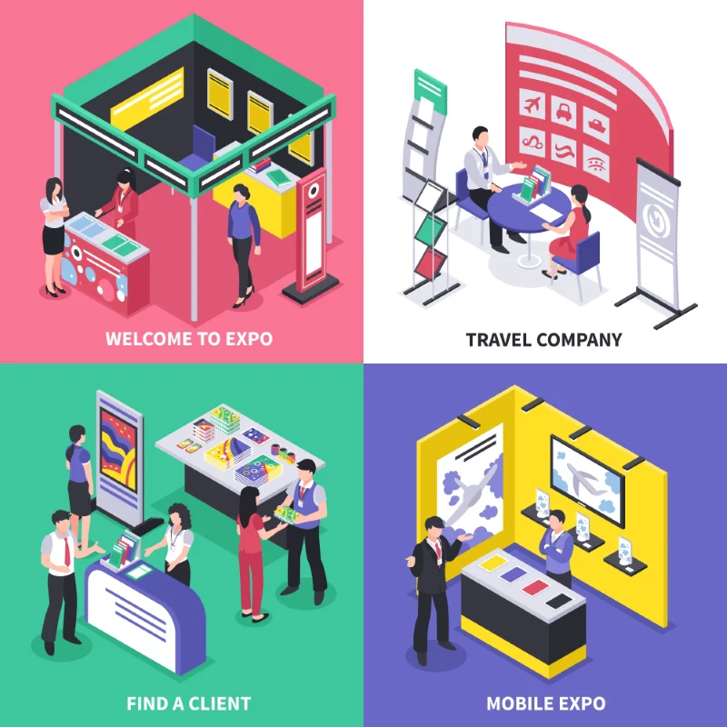 Exhibition Branding example